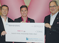 From left to right: Andreas Heide (Non- Executive Director SW), Nelius du Preez (Pink Drive), Roy Freedman (COO / CFO SW).